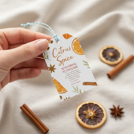 Herbstliches simmerndes Potpourri Geschenkanhänger