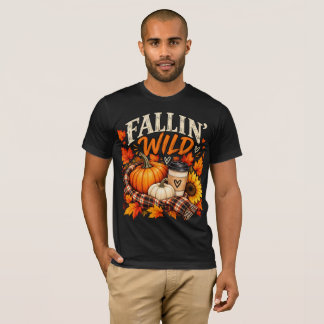 Herbstliches Wildkürbis-Fall Design | Herbst Grafi T-Shirt
