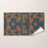 Herbstliches William-Morris-Stil-Muster Badhandtuch Set (Handtuch)