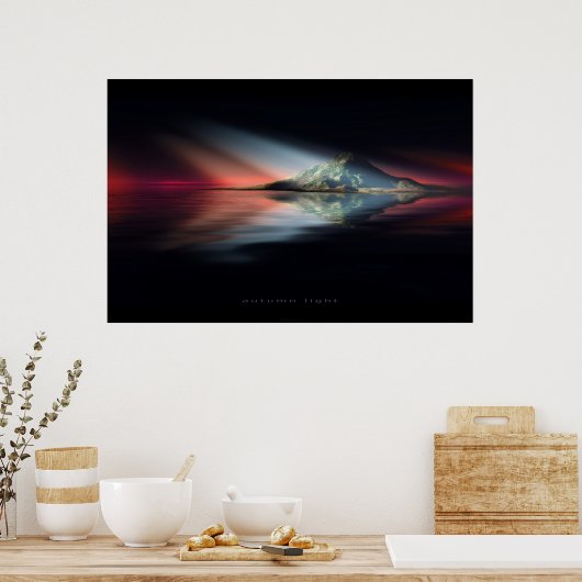 Herbstlicht Poster (Küche)