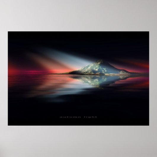 Herbstlicht Poster (Vorne)