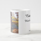 Herbstlichter auf der Hütte - Martha's Vineyard Jumbo-Tasse (Vorderseite)