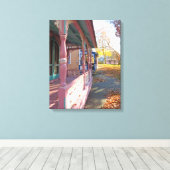 Herbstlichter auf der Hütte - Martha's Vineyard Leinwanddruck (Insitu (Holzboden))