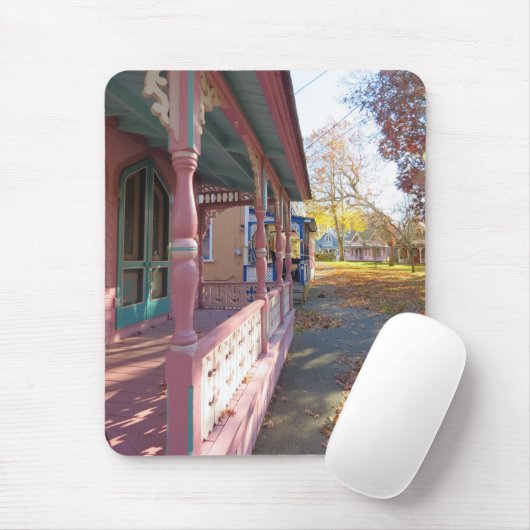 Herbstlichter auf der Hütte - Martha's Vineyard Mousepad (Mit Mouse)