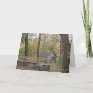 Herbstlichtnotecard Karte