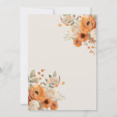 HerbstLiebe ist Brewing Martini Brautparty Einladung (Rückseite)