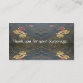 Herbstlilypads Visitenkarte (Rückseite)