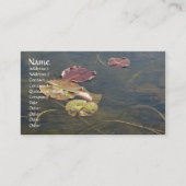 Herbstlilypads Visitenkarte (Vorderseite)