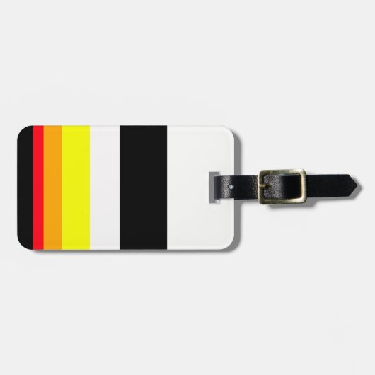 Herbstlinien Gepäckanhänger (Vorderseite horizontal)