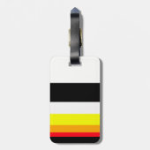 Herbstlinien Gepäckanhänger (Rückseite vertikal)