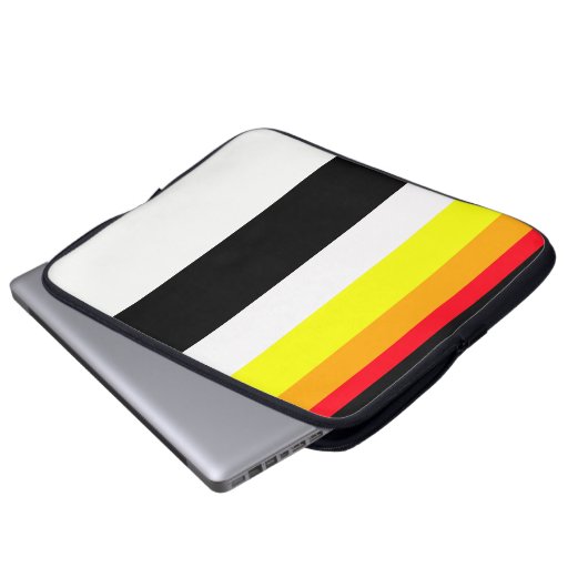 Herbstlinien Laptopschutzhülle (Vorne Knopf)