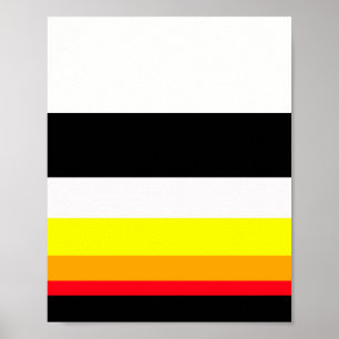 Herbstlinien Poster