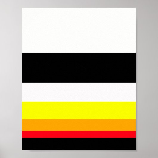 Herbstlinien Poster (Vorne)