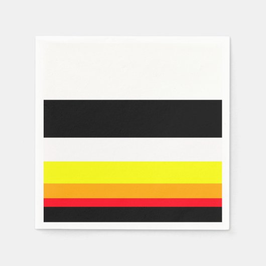 Herbstlinien Serviette (Vorderseite)