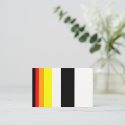 Herbstlinien Visitenkarte (Stehend Vorderseite)