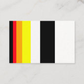 Herbstlinien Visitenkarte (Rückseite)