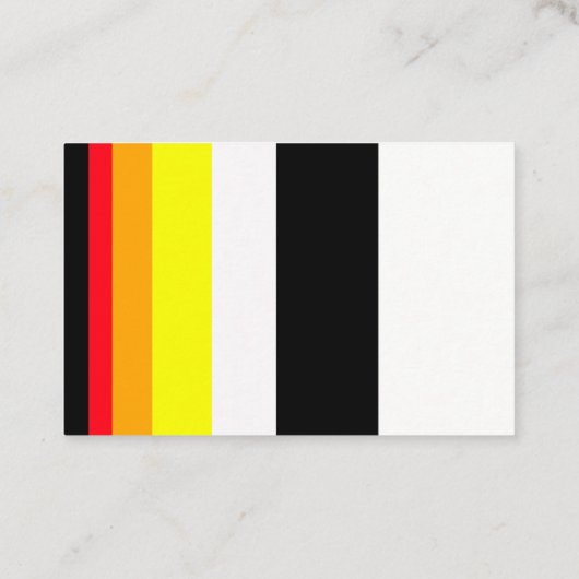 Herbstlinien Visitenkarte (Rückseite)