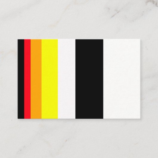 Herbstlinien Visitenkarte (Vorderseite)