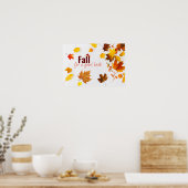 Herbstliteratur Poster Print (Küche)