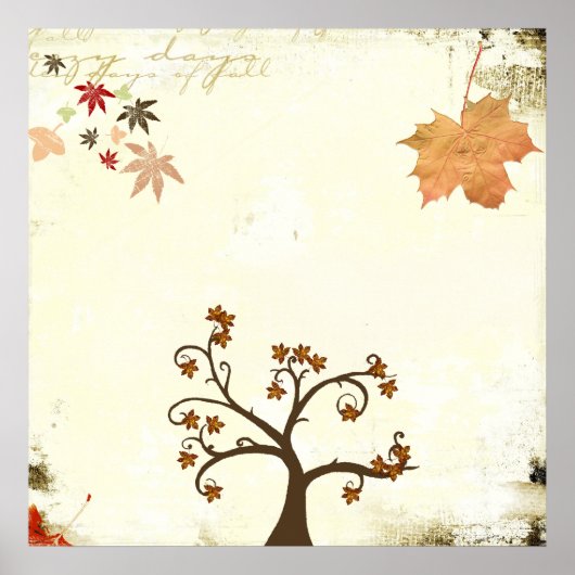 Herbstlöffel Poster (Vorne)