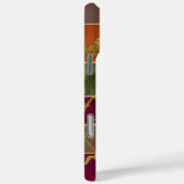 Herbstluxus | Geometrisches Gold Jewel Tone Marmor Case-Mate iPhone Hülle (Rückseite / Rechts)