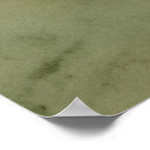 Herbstluxus | Geometrisches Gold Jewel Tone Marmor Poster (Ecke)