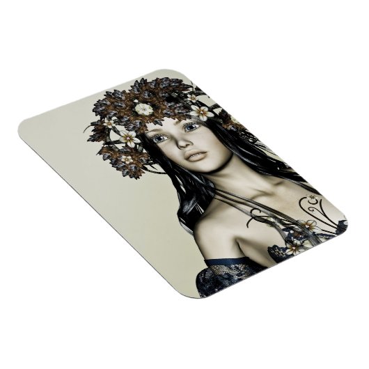 Herbstmädchen Magnet (Rechte Seite)