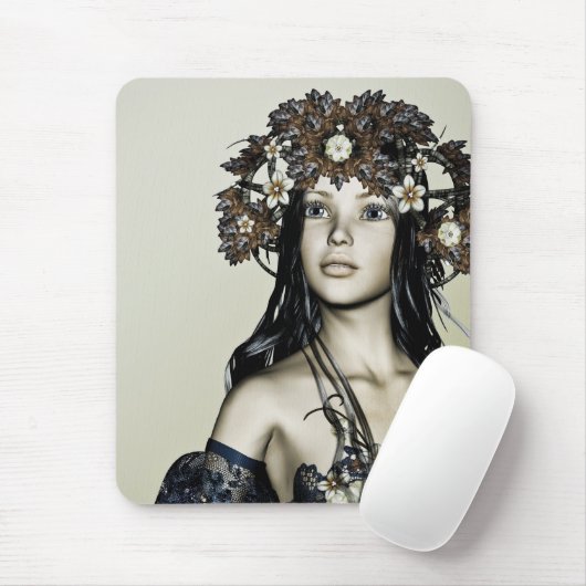 Herbstmädchen Mousepad (Mit Mouse)