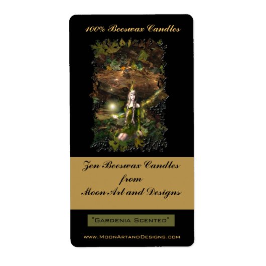 Herbstmagic Fairy Craft oder Wine Labels (Vorne)