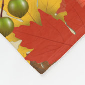 Herbstmagie Fleecedecke (Ecke)