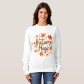 Herbstmagie-Glitzer Sweatshirt (Vorne ganz)