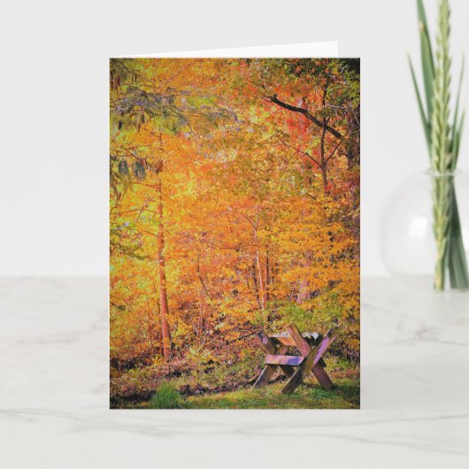 Herbstmagie Karte (Vorderseite)