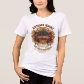 Herbstmagie Oktober T - Shirt - Gemütliche Farben (Vorderseite)