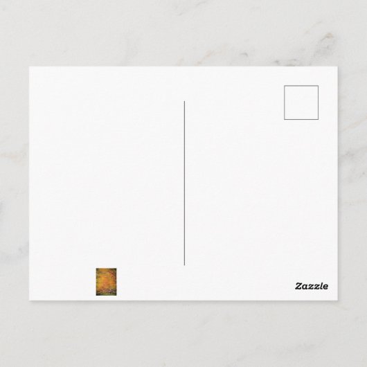 Herbstmagie Postkarte (Rückseite)