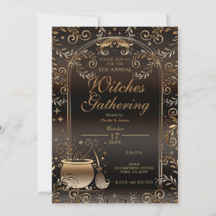 Herbstmagie Whimsical Fall Hexentreffen Einladung