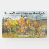 Herbstmalerei Aquarell 300 Banner (Horizontal)
