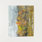 Herbstmalerei Aquarell 300 Wandteppich (Vorderseite)