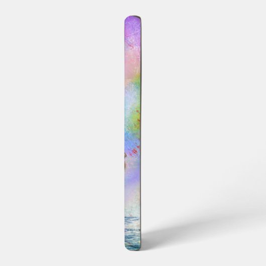 Herbstmalerei der Frau Samsung Galaxy Hülle (Linke Seite)