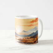 Herbstmalerei Kaffeetasse (VorderseiteRechts)