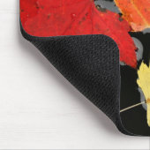 Herbstmapel Verlasse roten Teich Mousepad (Ecke)