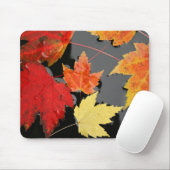 Herbstmapel Verlasse roten Teich Mousepad (Mit Mouse)