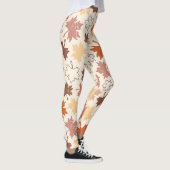 Herbstmapel verlasst Erntedank-Design Leggings (Rechts)