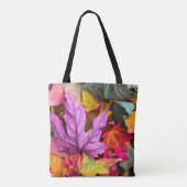 Herbstmapfelbaum Blätter farbenfrohe Herbstlandsch Tasche (Rückseite)