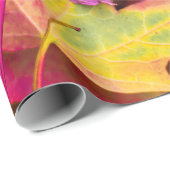 Herbstmapfelblätterfarbenes Herbstnatur-Foto Geschenkpapier (Rolleneckpunkt)