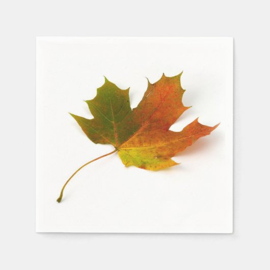 Herbstmapfelleaf Serviette (Vorderseite)