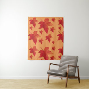 Herbstmapfelleaf Wandteppich