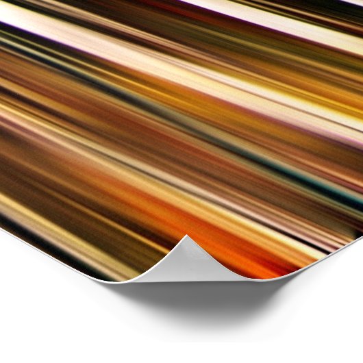 Herbstmapfelwald moderne Herbstwälder Poster (Ecke)