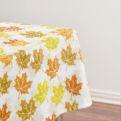 Herbstmaple-Blätter fallen Blattleaf-Erntedank Tischdecke (Beispiel)