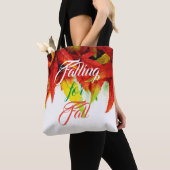 Herbstmaple-Blätter fallen für Herbst Tasche (Von Nahem)