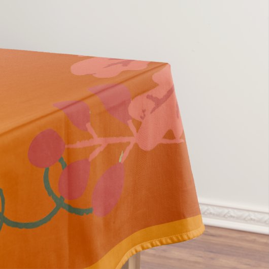 Herbstmaple-Blätter glücklich Erntedankfest Tischdecke (Beispiel)